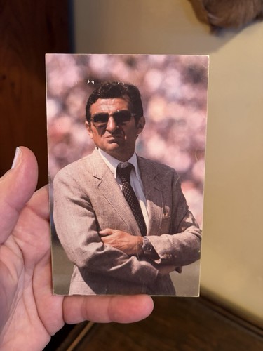 Vtg coach paterno - coach, postcard