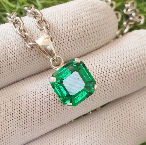 Ciondolo quadrato argento 925