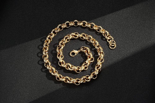 Collana uomo oro - 9, kt