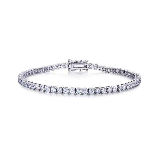 Bracciale tennis 3ct oro - bracciale,