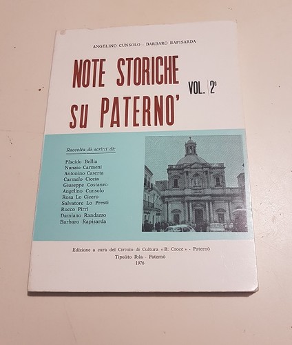 Note storiche paterno - note,