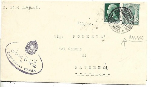 1930 25c mista zafferana - mista,