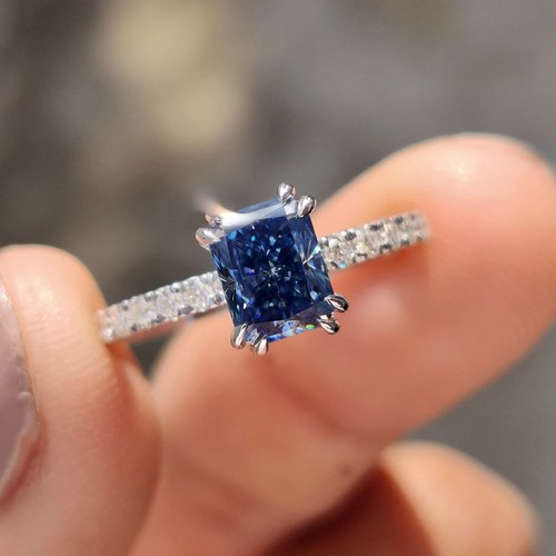 Anello fidanzamento zaffiro - anello, di
