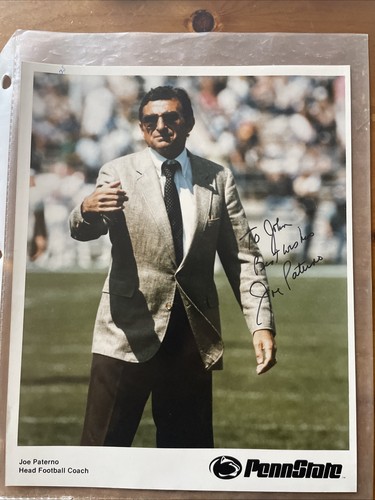 Joe paterno capo allenatore - capo, di