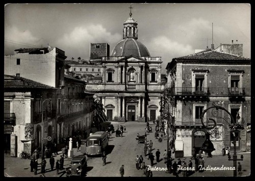 Cartolina paterno piazza - cartolina, paterno'
